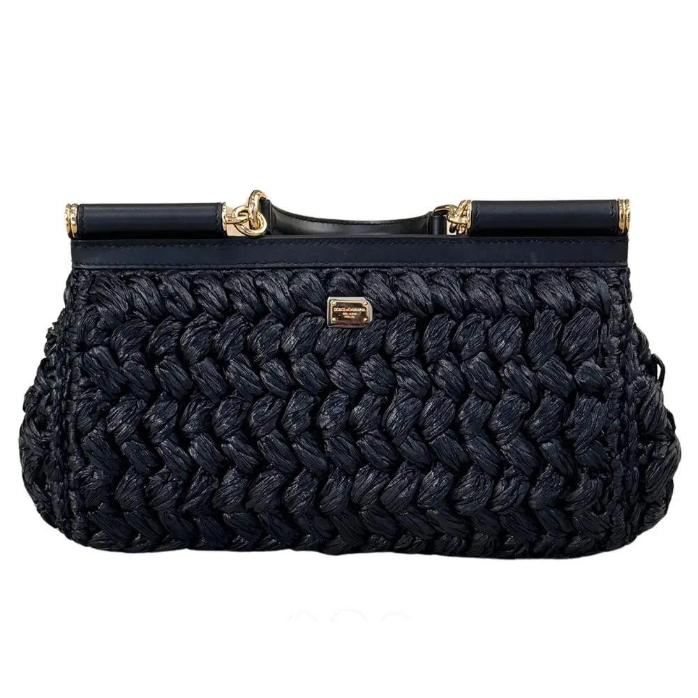 Dolce & Gabbana Women's Black Leather Di Calfskin Crossbody Bag