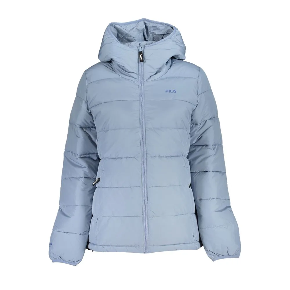 Fila Women's Light Blue Polyester Jackets & Coat