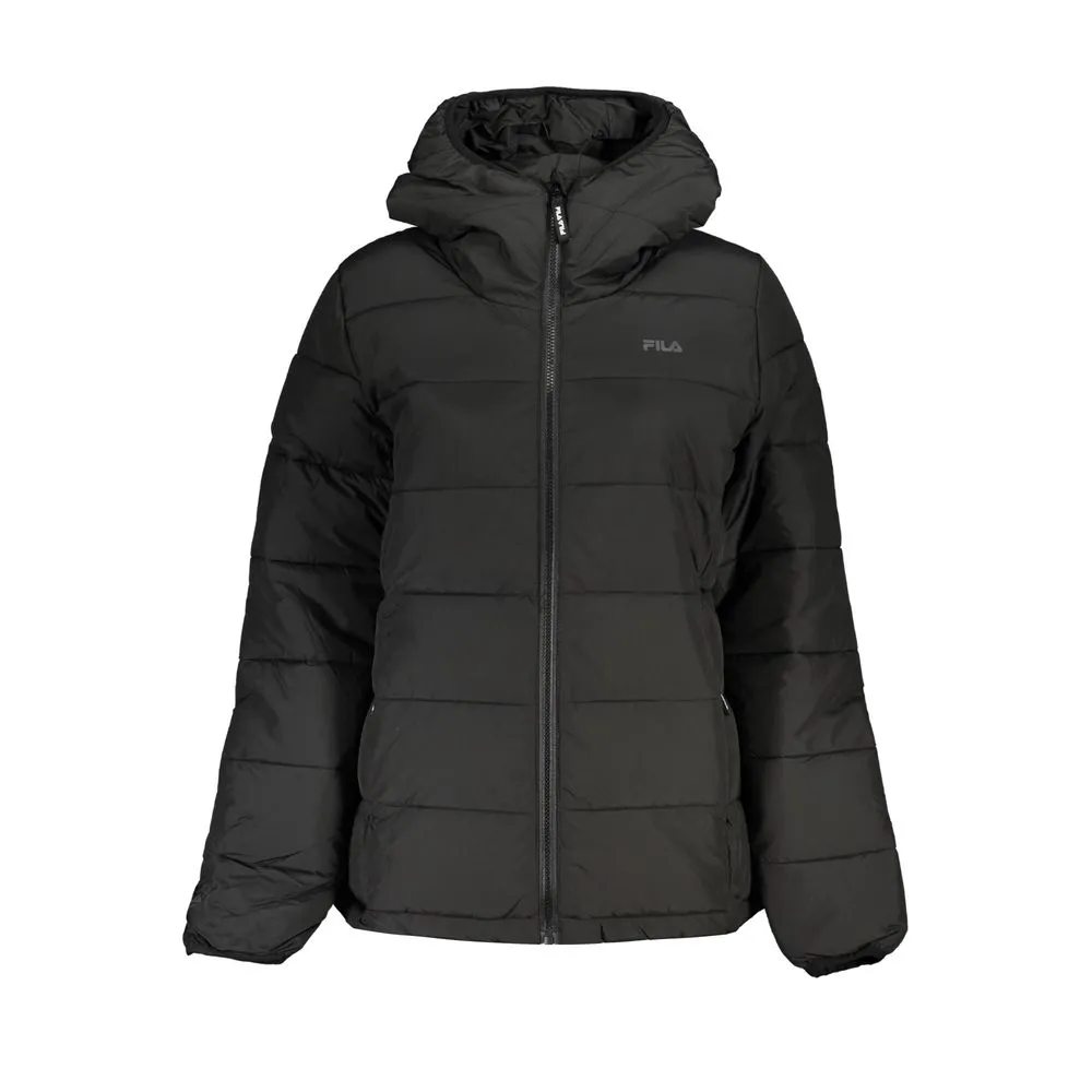 Fila Women's Black Polyester Jackets & Coat