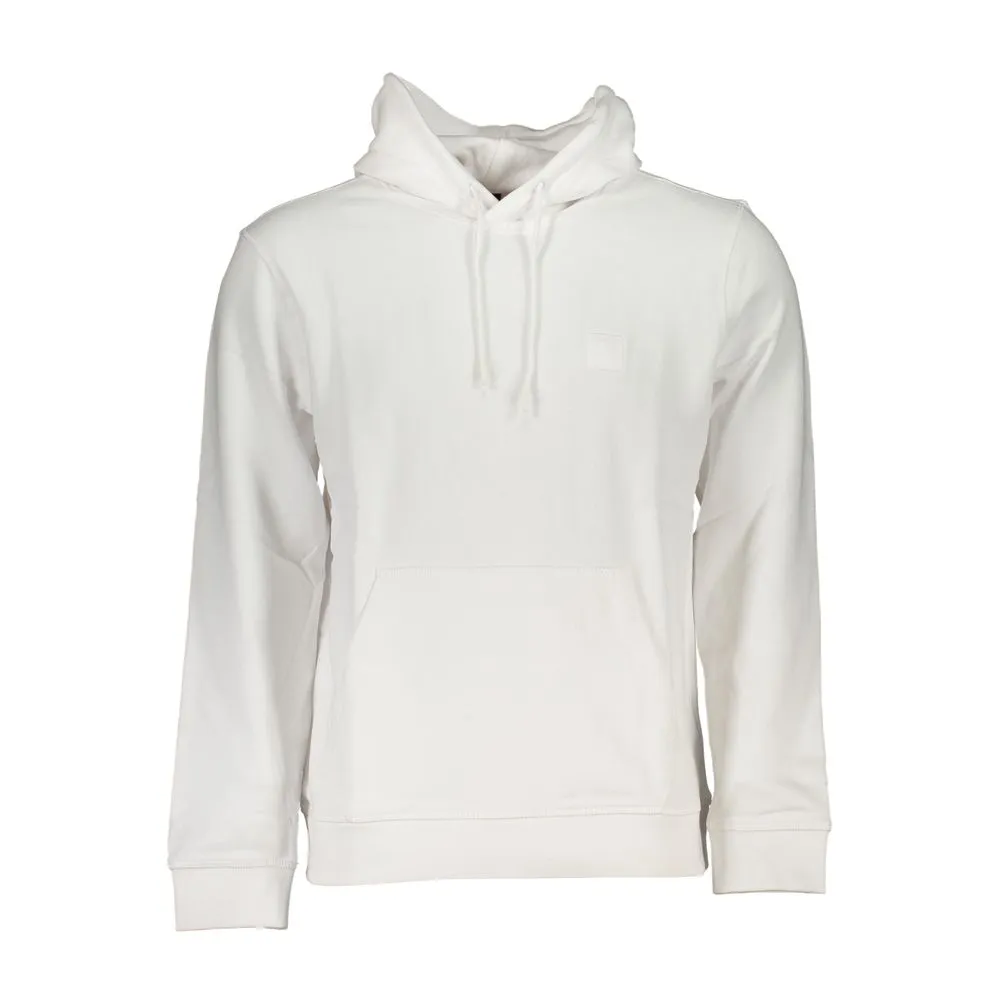 Hugo Boss Men's White Cotton Sweater