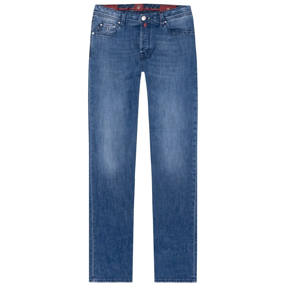 Tramarossa Men's Blue Cotton Men's Jean