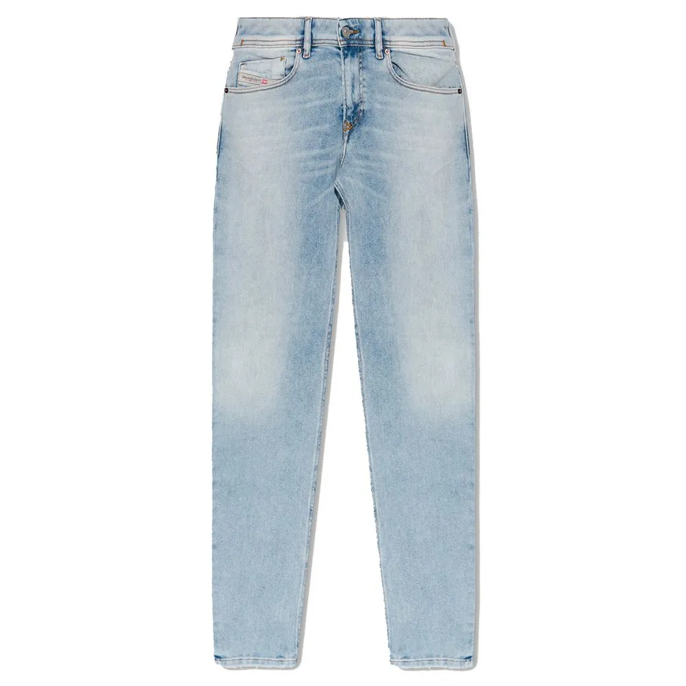 Diesel Men's Light Blue Cotton Jeans & Pant
