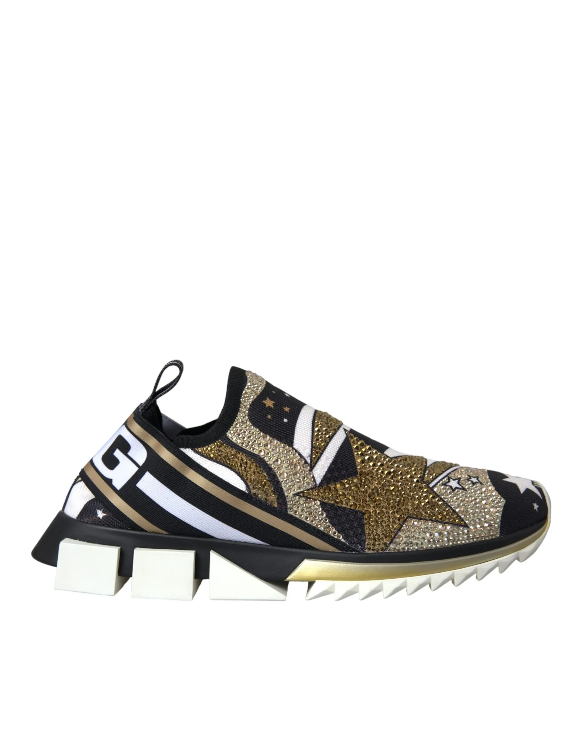 Dolce & Gabbana Men's Multicolor Comet Star Print Sorrento Sneakers Shoes