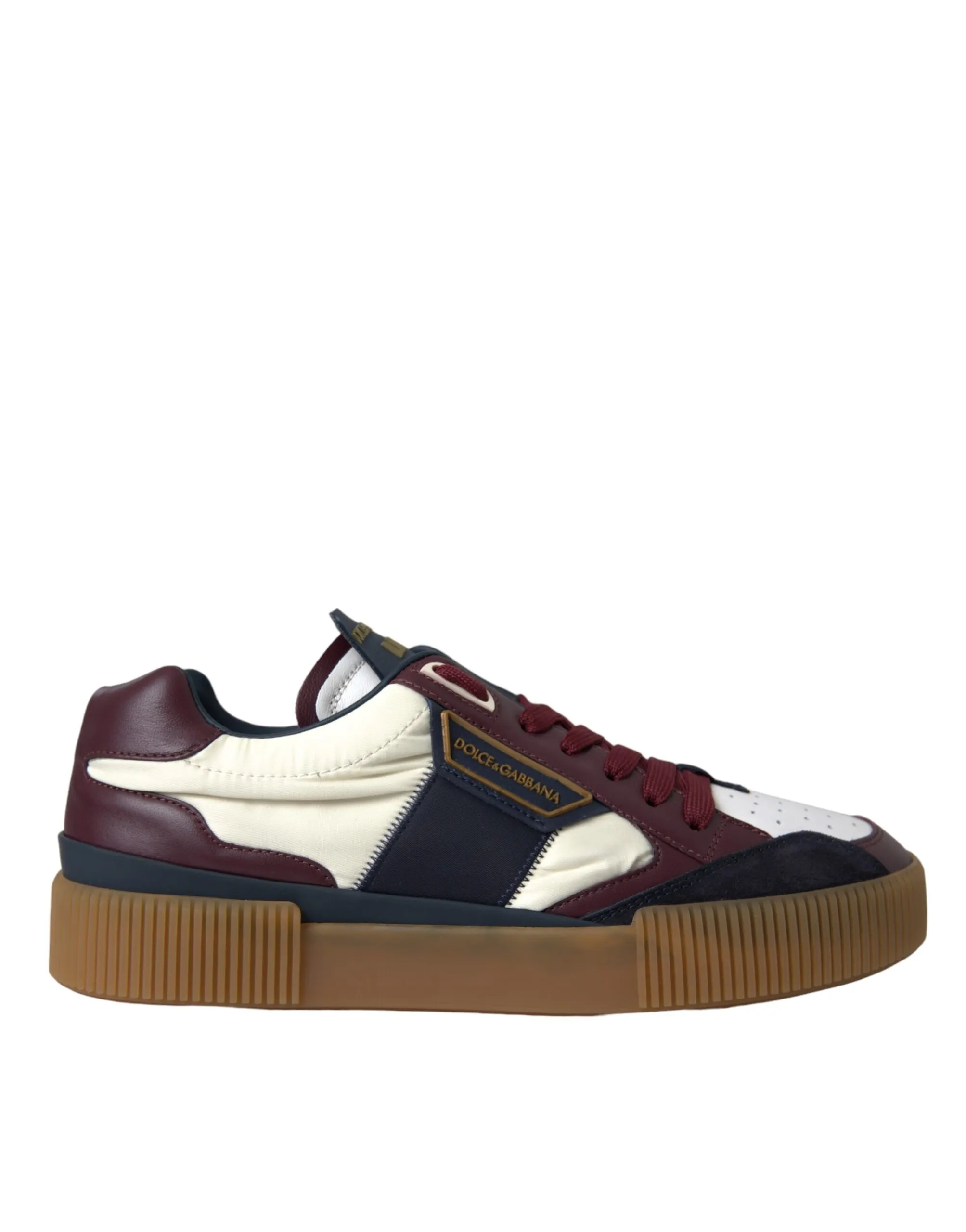 Dolce & Gabbana Men's Multicolor Miami Leather Low Top Sneakers Shoes