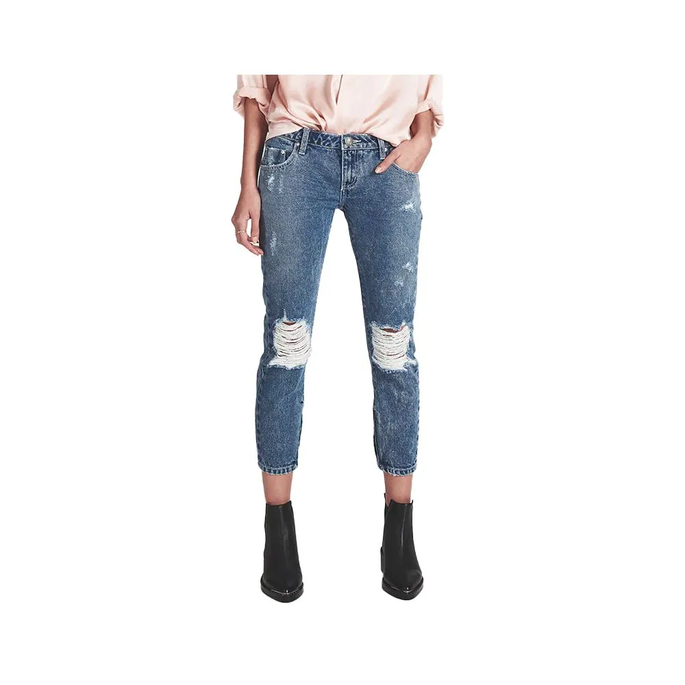 One Teaspoon Women's Blue Cotton Jeans & Pant