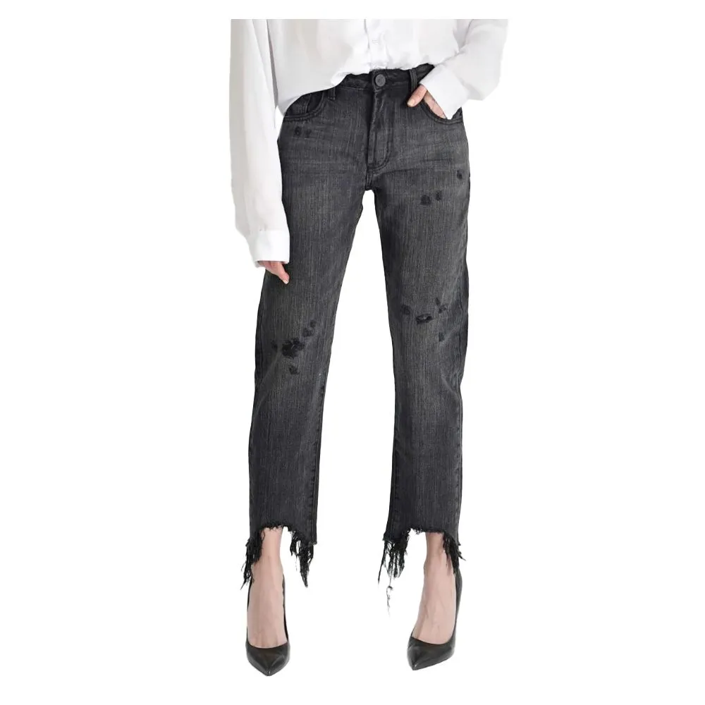 One Teaspoon Women's Blue Cotton Jeans & Pant