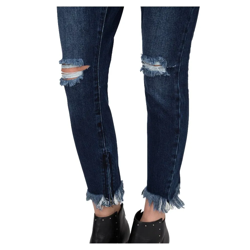 One Teaspoon Women's Blue Cotton Jeans & Pant