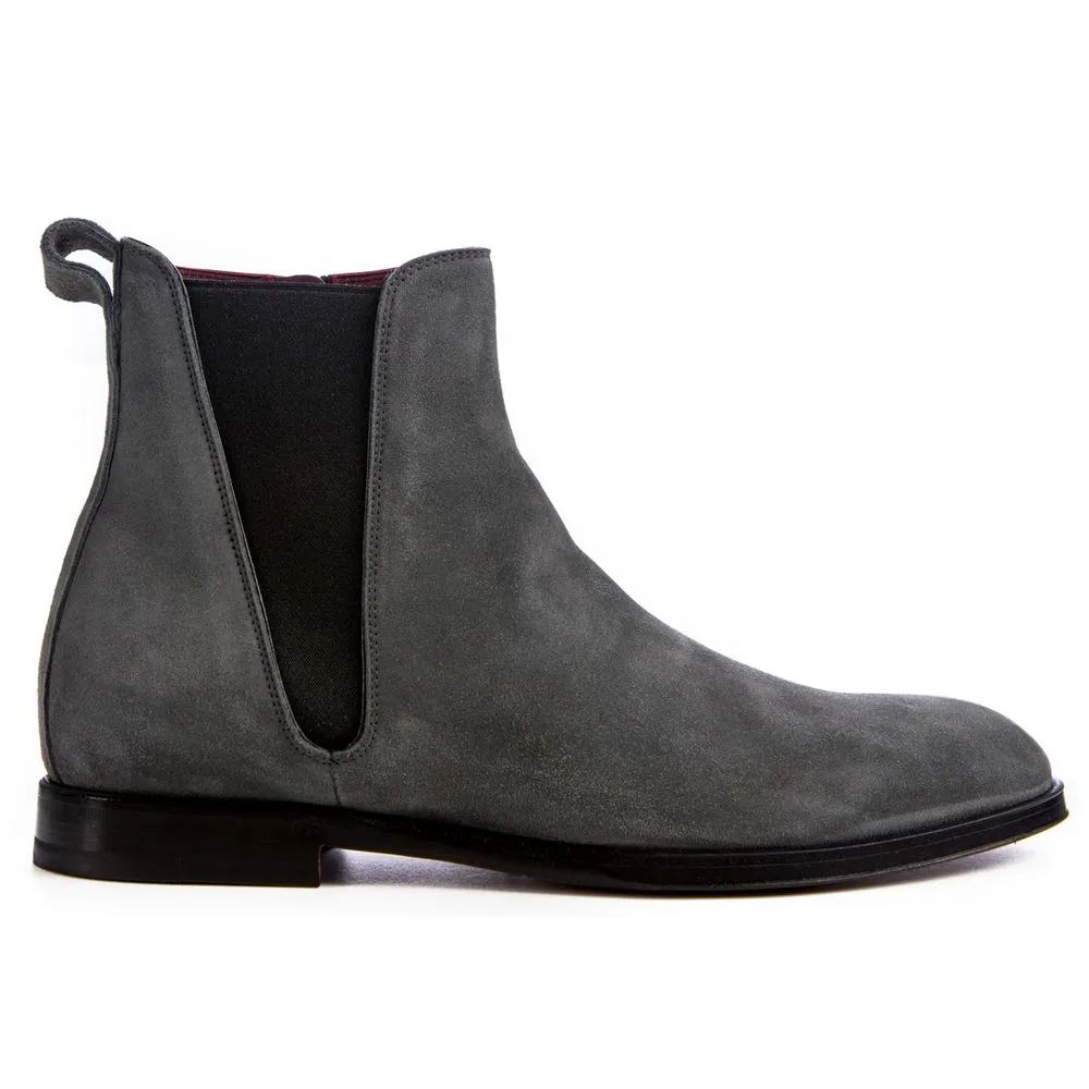 Dolce & Gabbana Men's Gray Leather Di Calfskin Boot