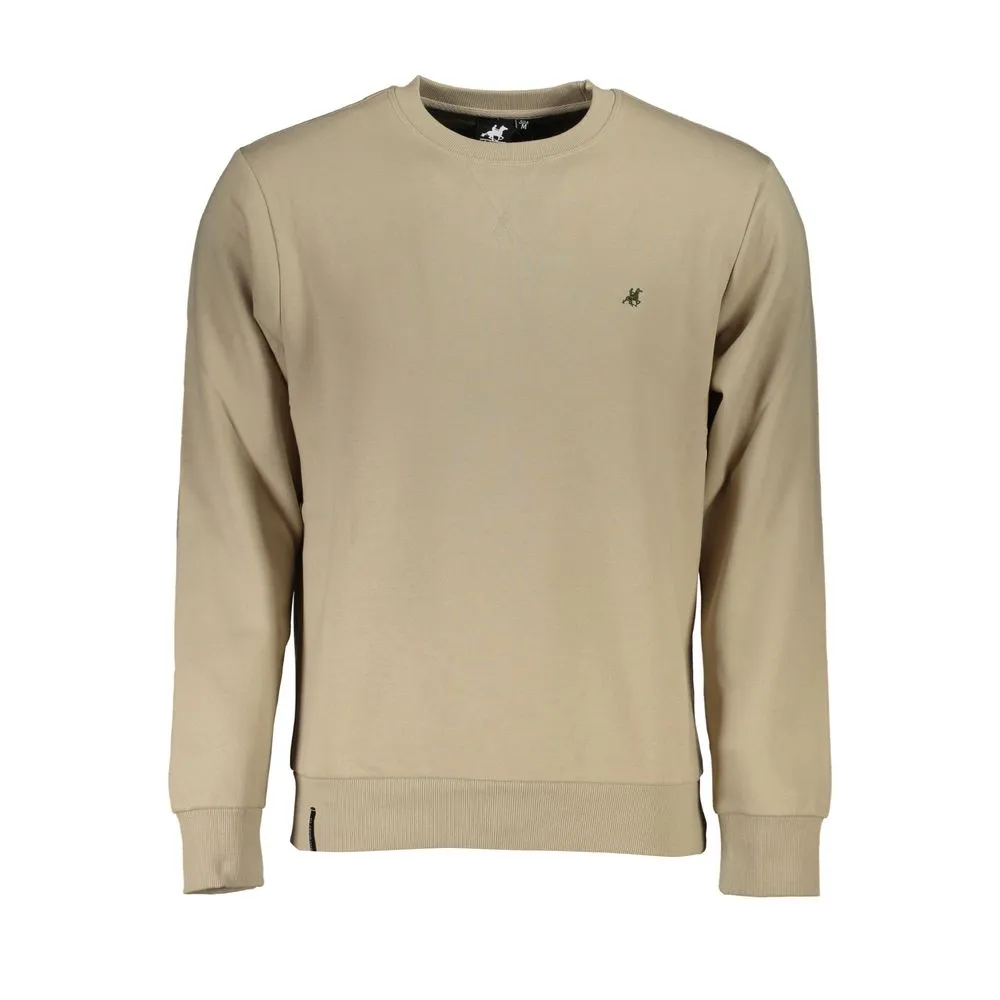 U.S. Grand Polo Men's Beige Cotton Sweater