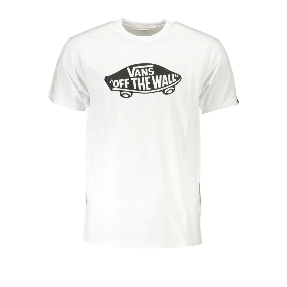Vans Men's White Cotton T-Shirt