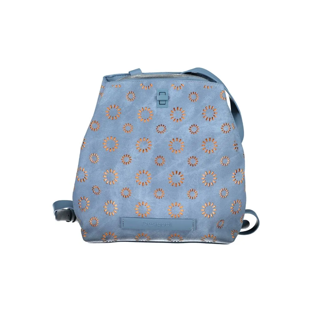 Desigual Women's Light Blue Polyethylene Backpack