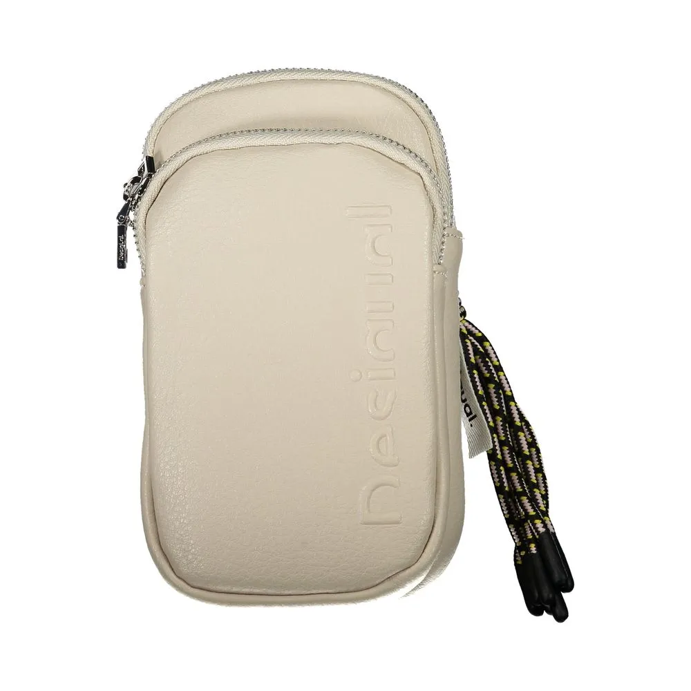 Desigual Women's Beige Polyethylene Handbag