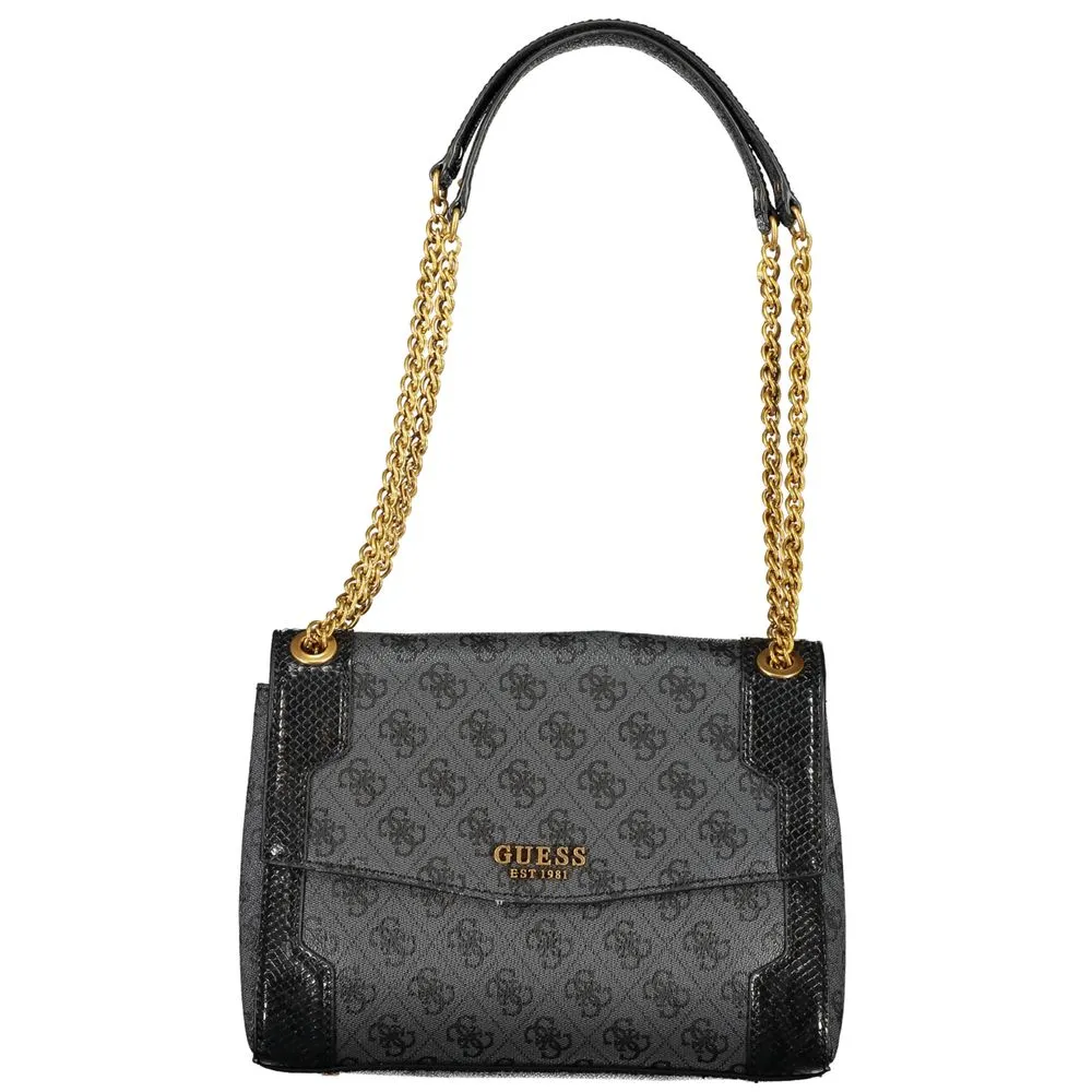 Guess Jeans Women's Black Polyethylene Handbag