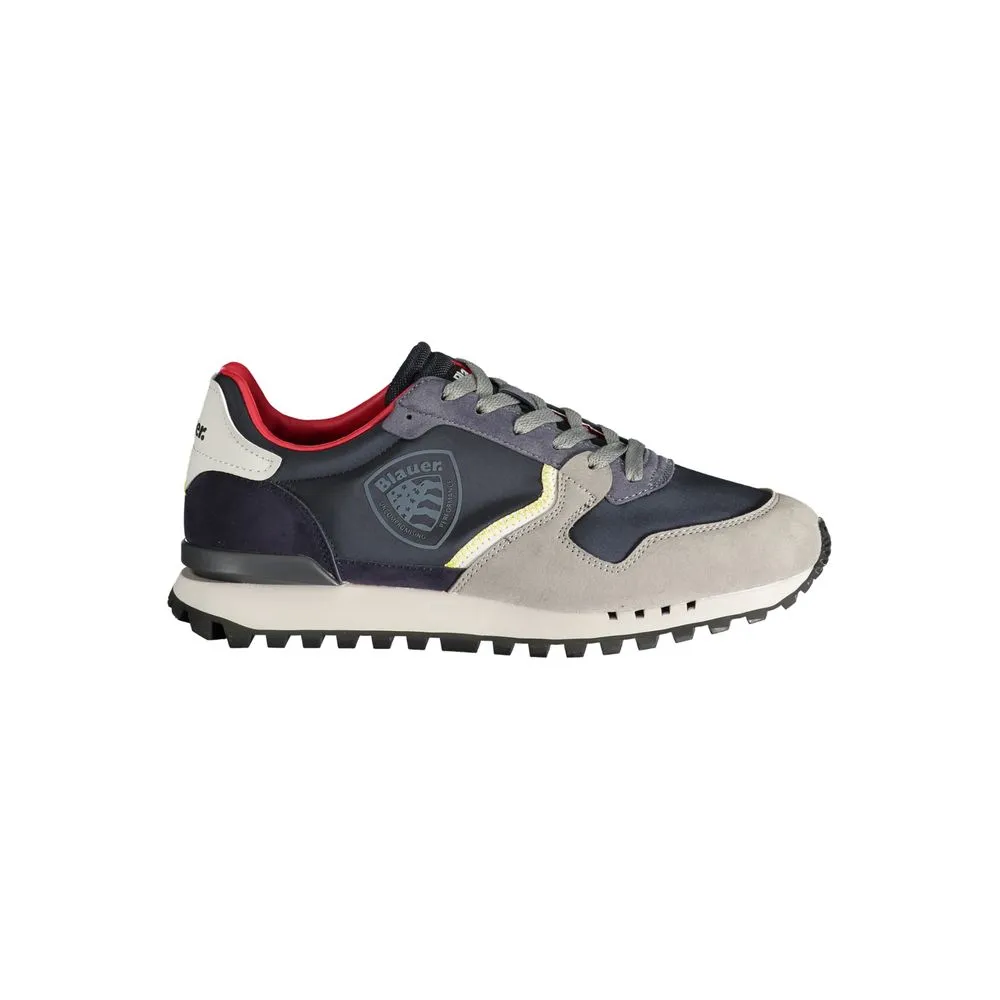 Blauer Men's Blue Polyester Sneaker