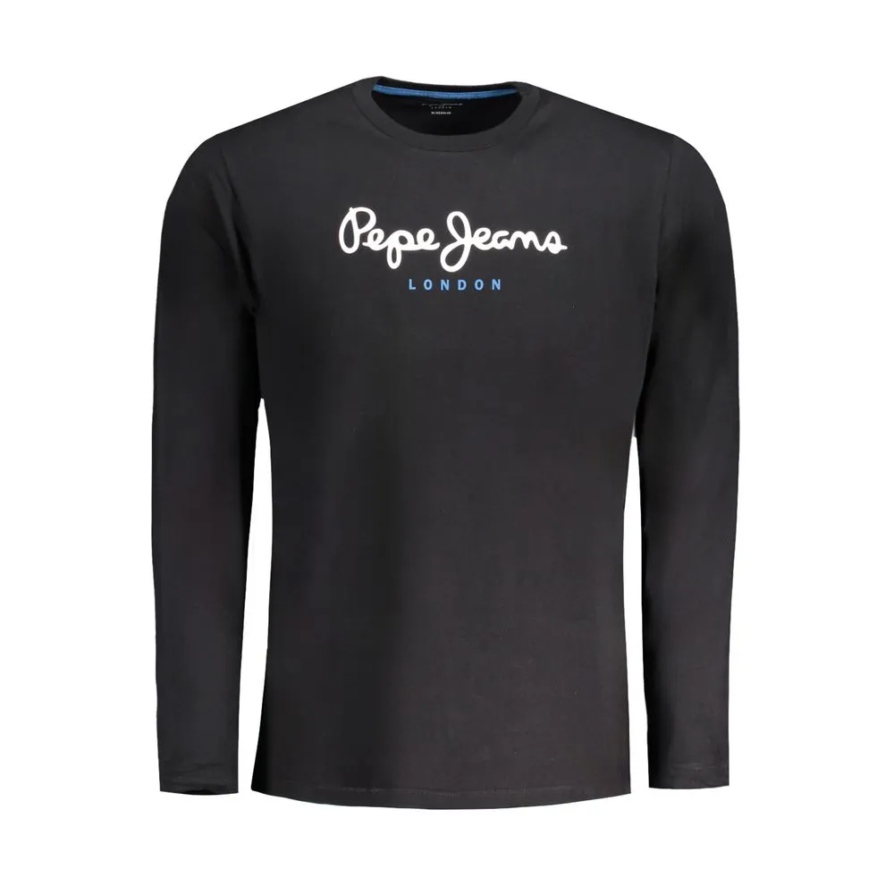 Pepe Jeans Men's Black Cotton T-Shirt