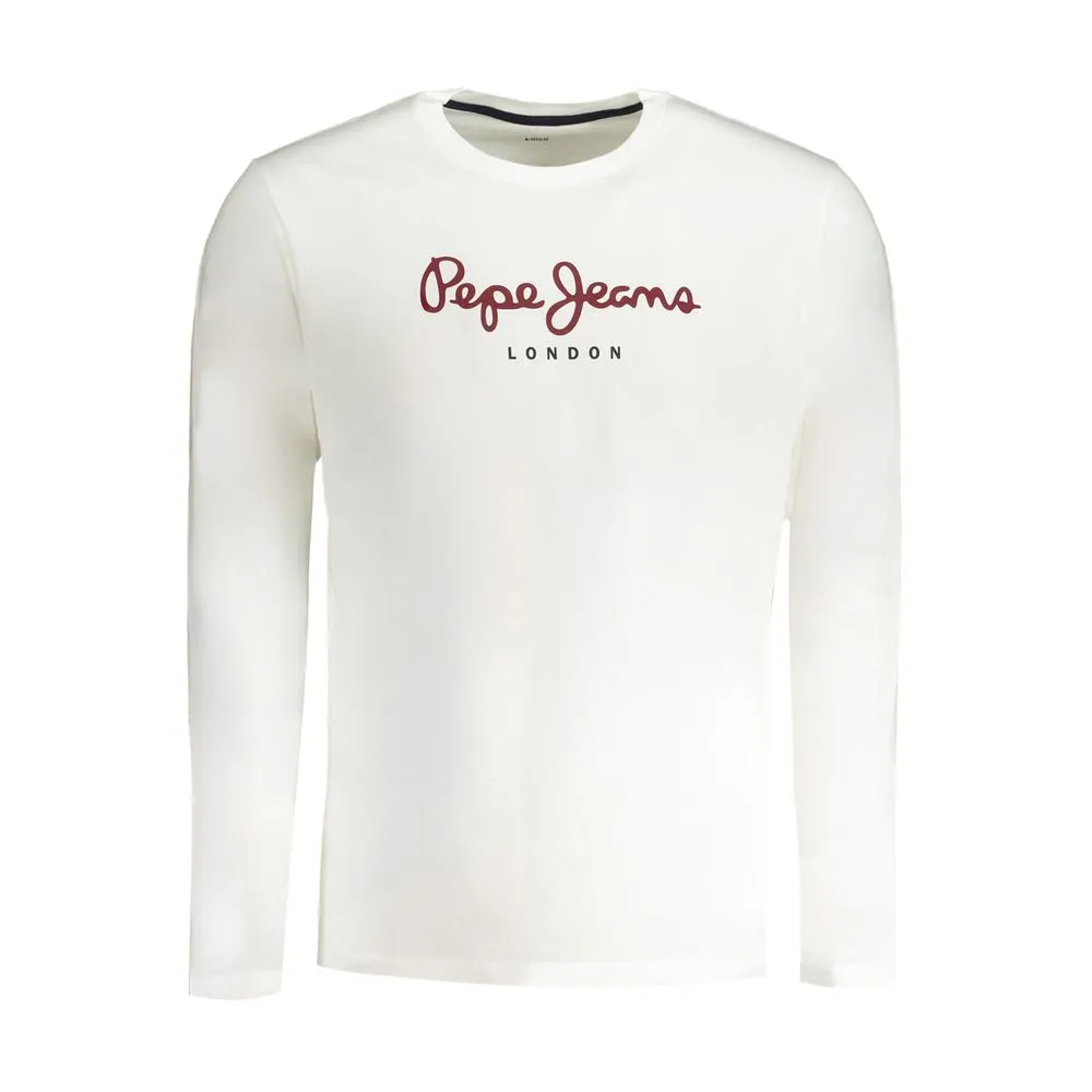 Pepe Jeans Men's White Cotton T-Shirt