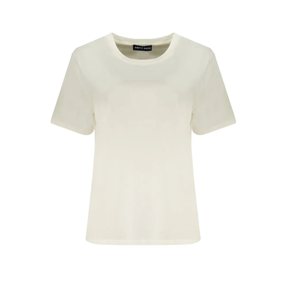 North Sails Women's White Cotton Tops & T-Shirt