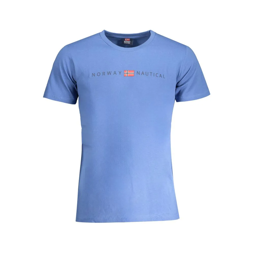 Norway 1963 Men's Blue Cotton T-Shirt
