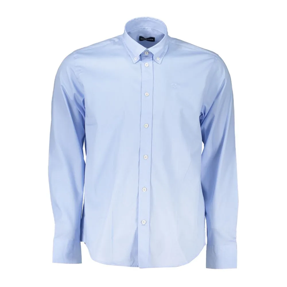 North Sails Light Blue Cotton Men Shirt