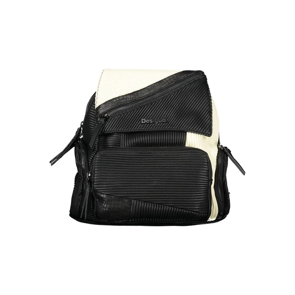 Desigual Women's Elegant Black Multifunctional Backpack