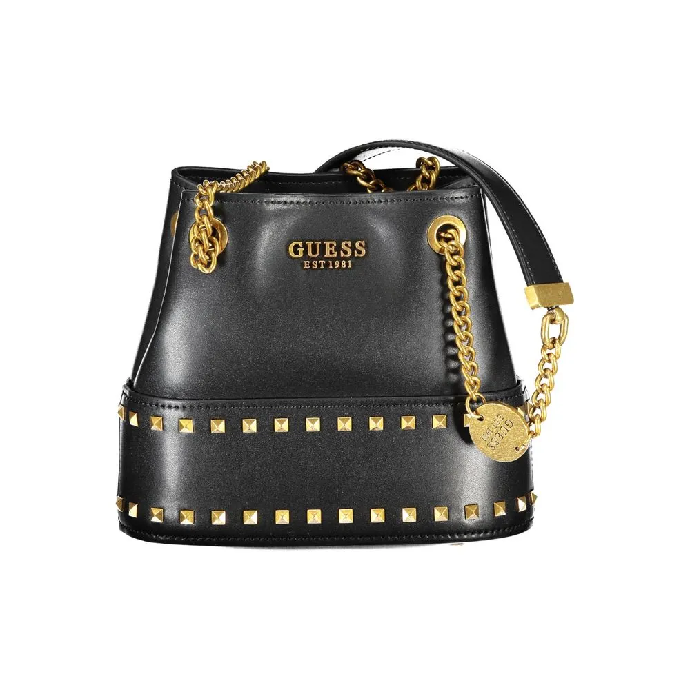 Guess Jeans Women's Black Polyethylene Handbag