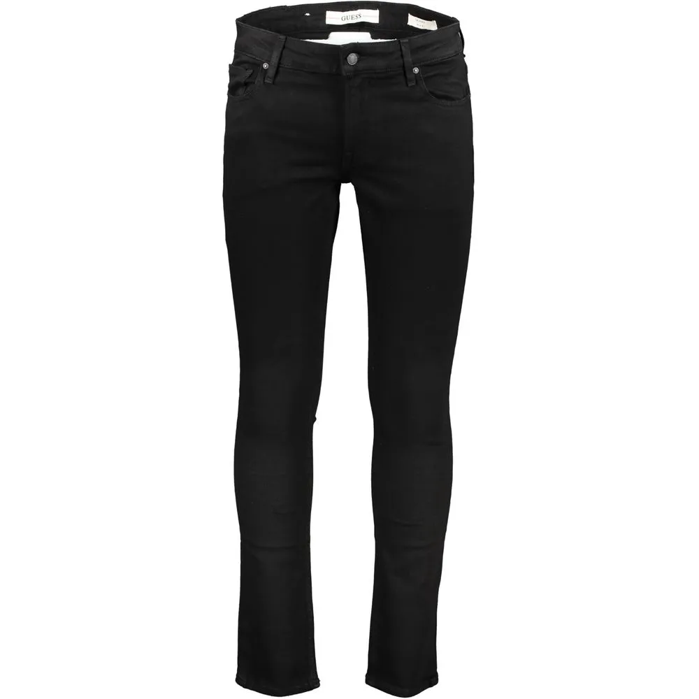 Guess Jeans Men's Black Cotton Jeans & Pant