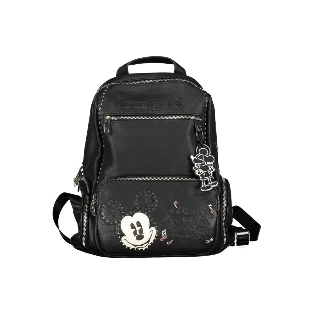 Desigual Women's Black Polyethylene Backpack