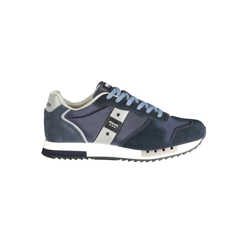 Blauer Men's Blue Polyester Sneaker