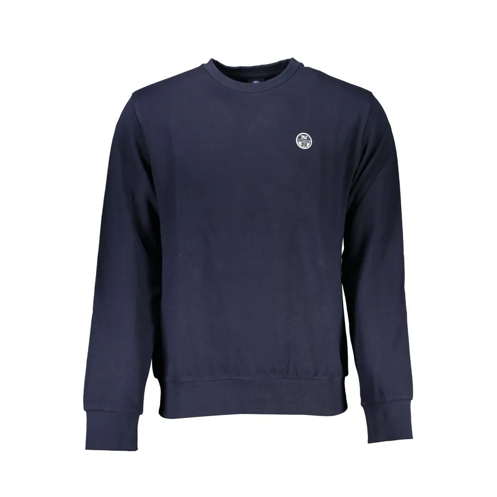 North Sails Men's Blue Cotton Sweater