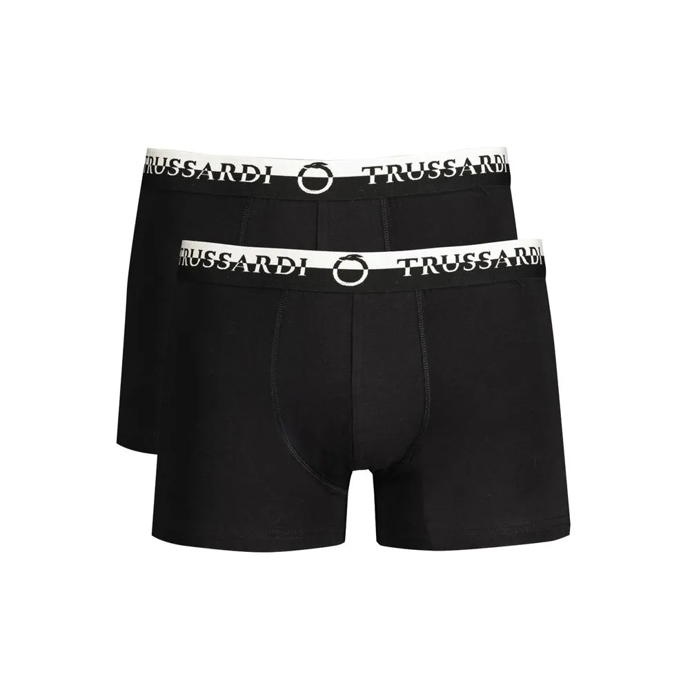 Trussardi Men's Black Cotton Underwear