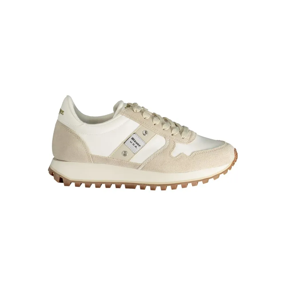 Blauer Women's Beige Polyester Sneaker