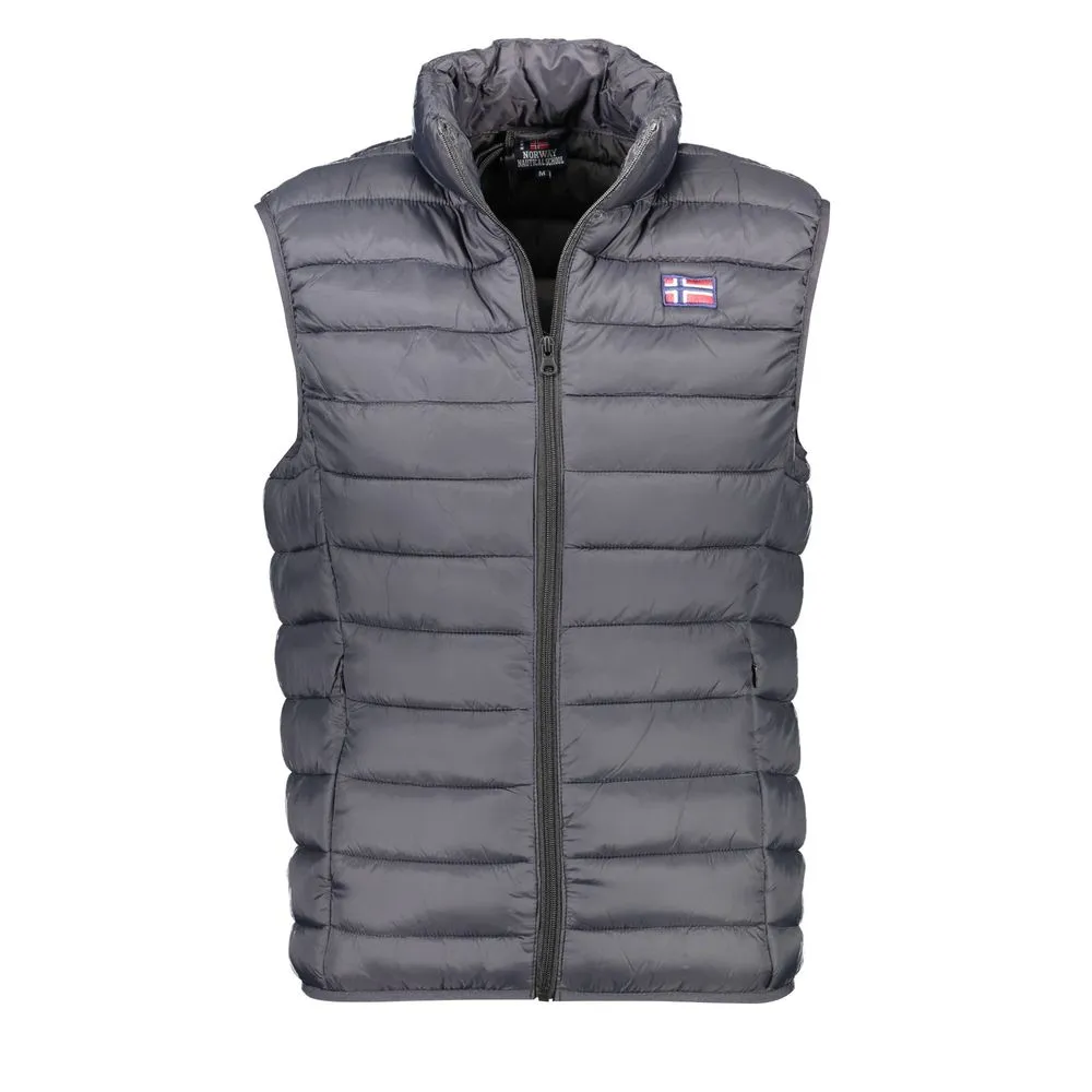 Norway 1963 Men's Sleeveless Black Polyamide Jacket