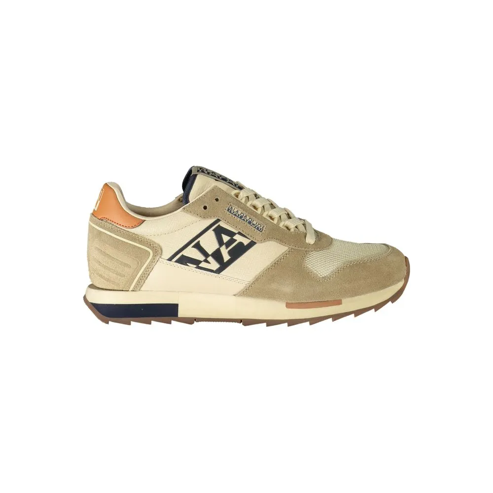 Napapijri Men's Beige Polyester Sneaker