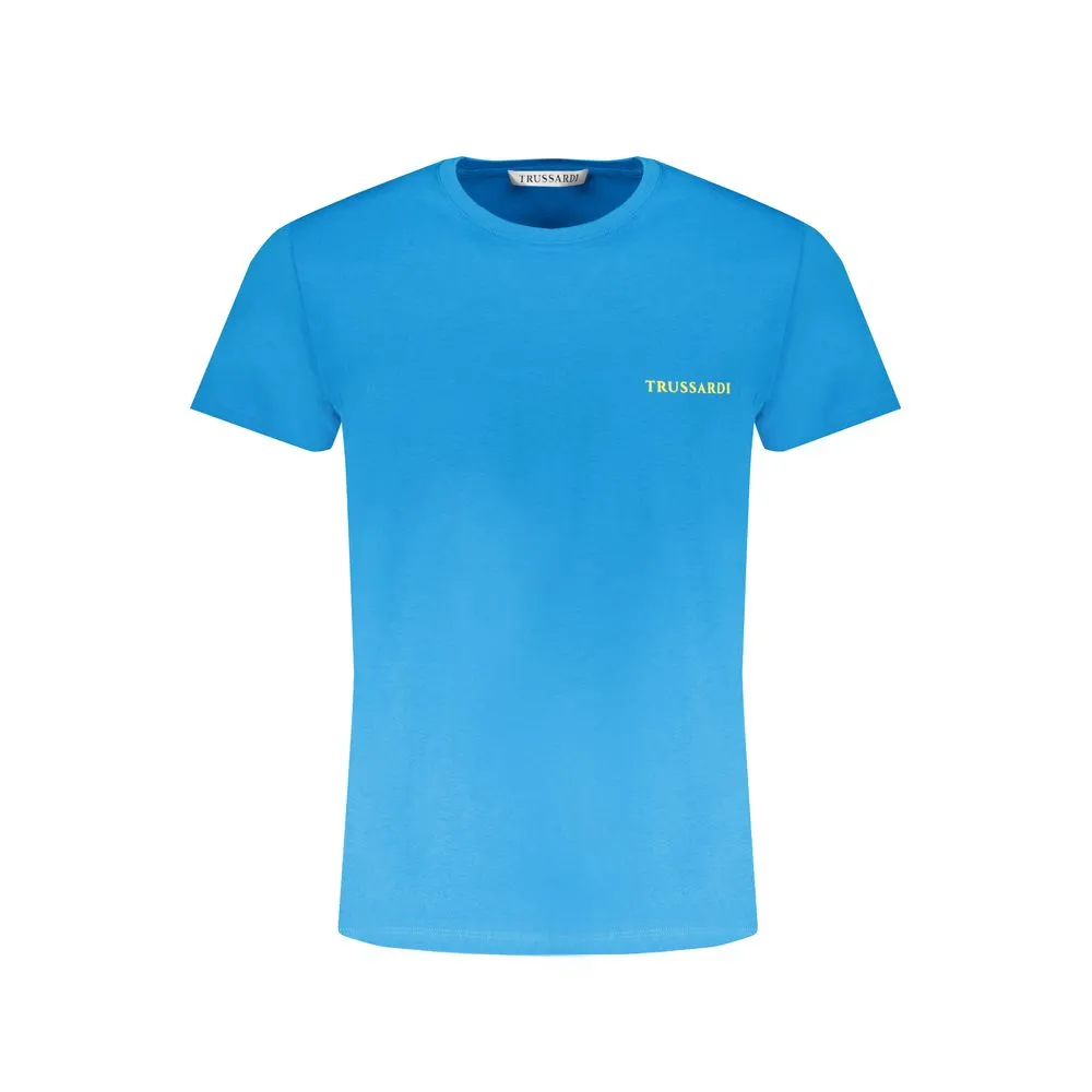 Trussardi Men's Light Blue Cotton T-Shirt