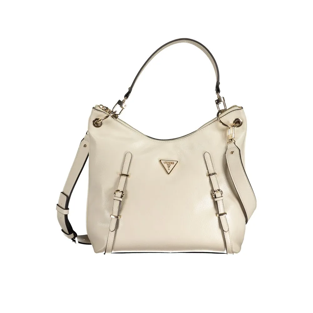 Guess Jeans Women's Beige Polyethylene Handbag