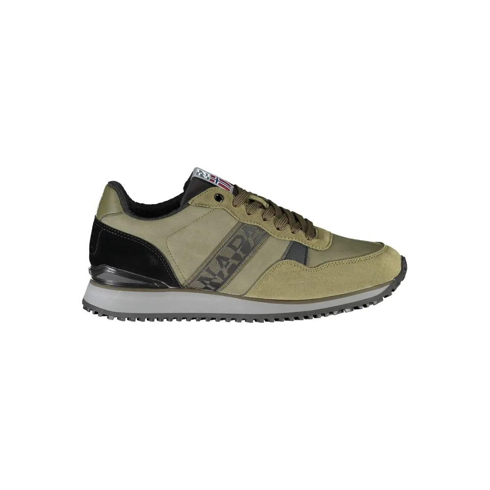 Napapijri Men's Contemporary Green Laced Sneakers