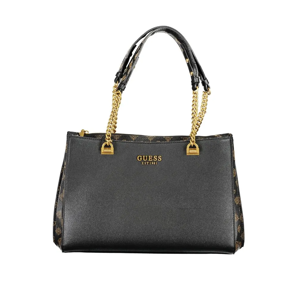Guess Jeans Women's Black Polyethylene Handbag