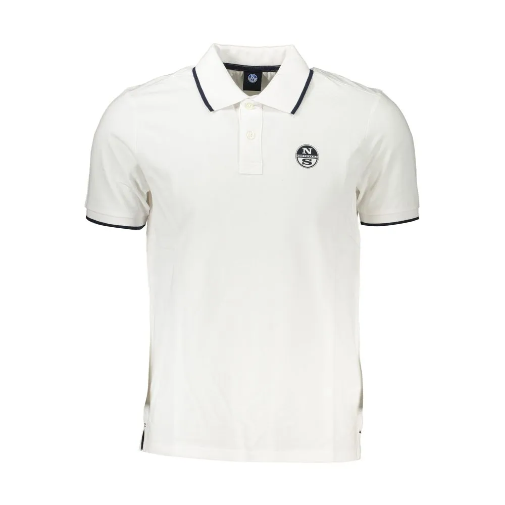 North Sails Men's White Cotton Polo Shirt