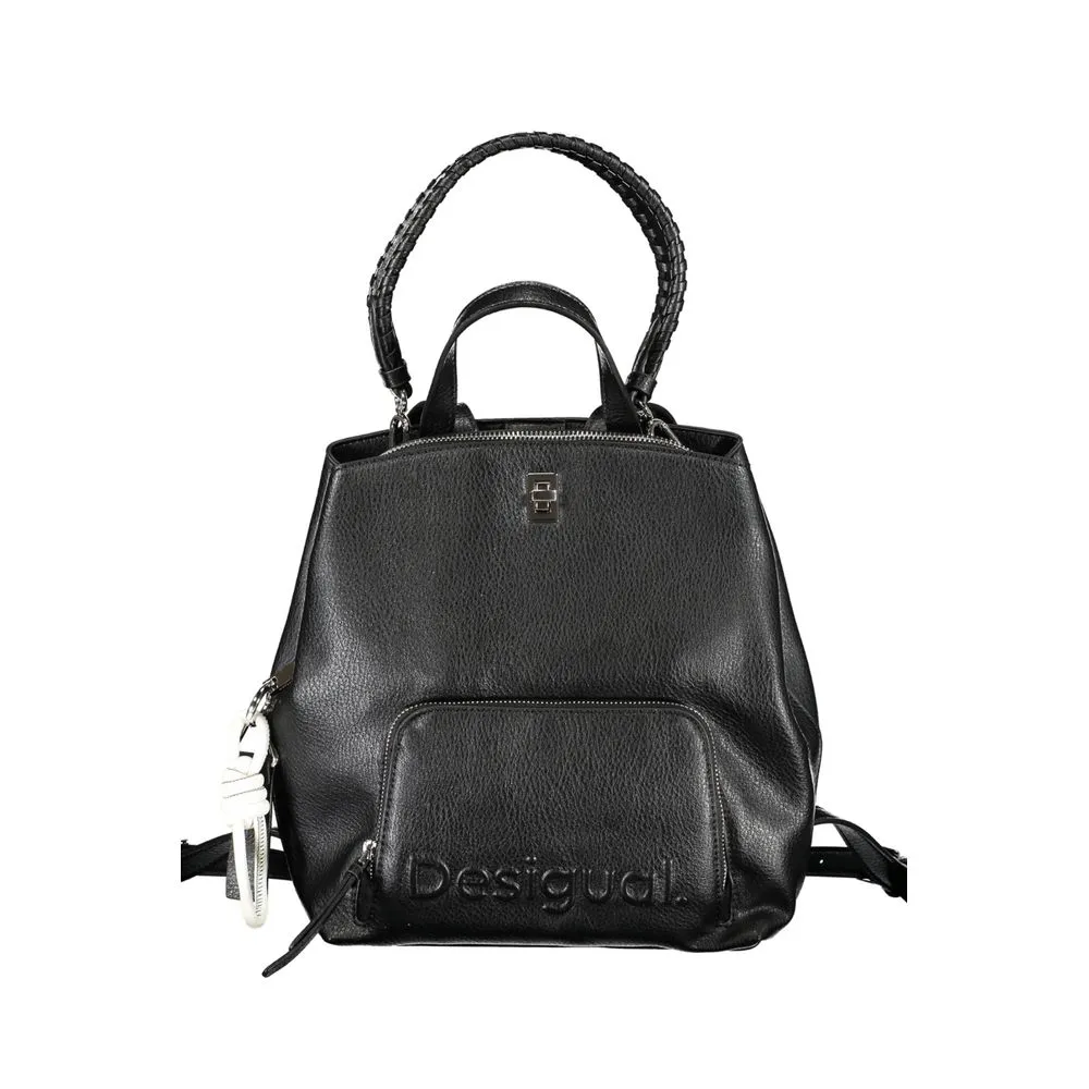 Desigual Women's Black Polyethylene Backpack