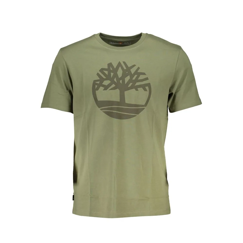 Timberland Men's Green Cotton T-Shirt