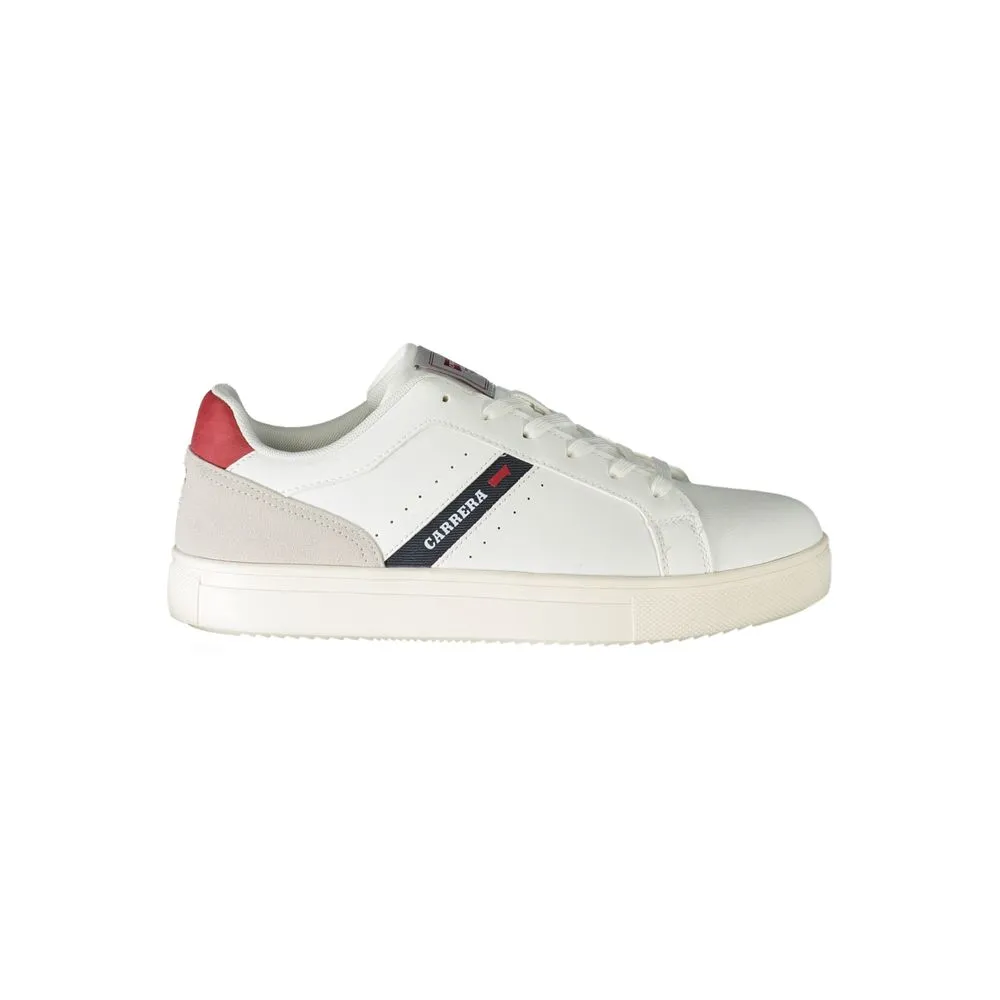 Carrera Men's White Polyester Sneaker