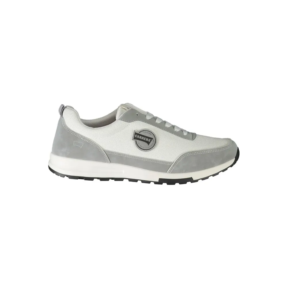 Carrera Men's White Polyester Sneaker
