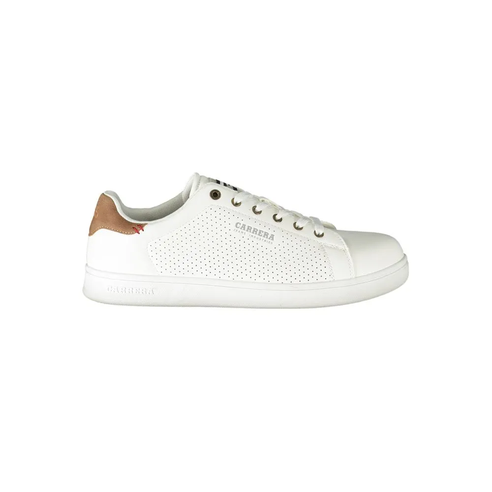 Carrera Men's White Polyester Sneaker