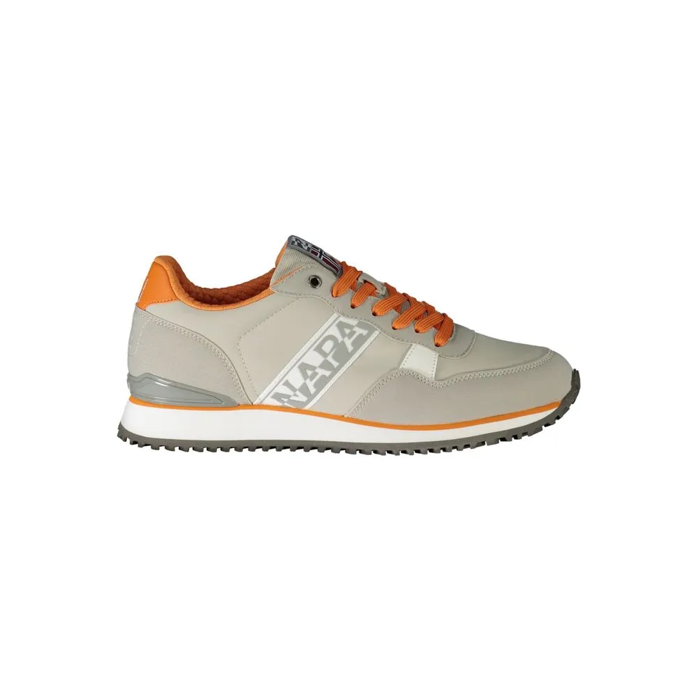 Napapijri Men's Gray Polyester Sneaker