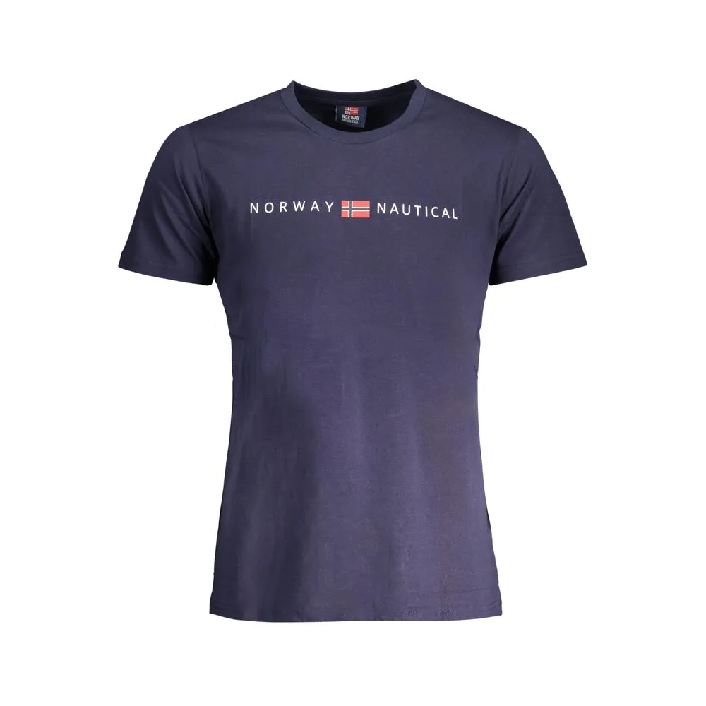 Norway 1963 Men's Blue Cotton T-Shirt