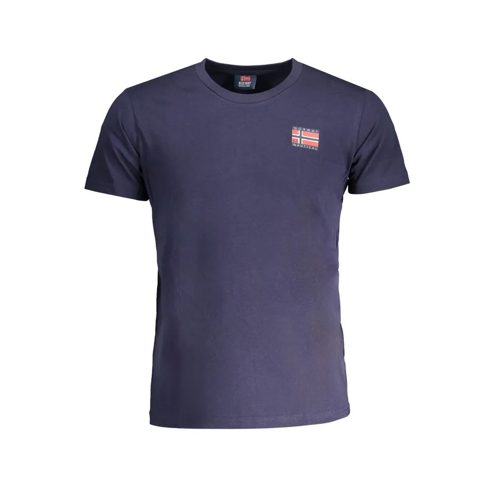 Norway 1963 Men's Blue Cotton T-Shirt
