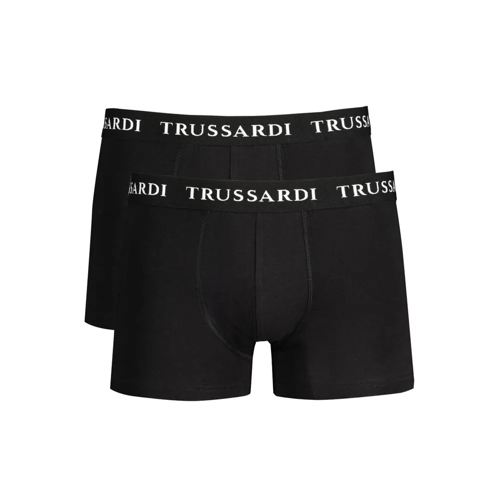 Trussardi Men's Black Cotton Underwear