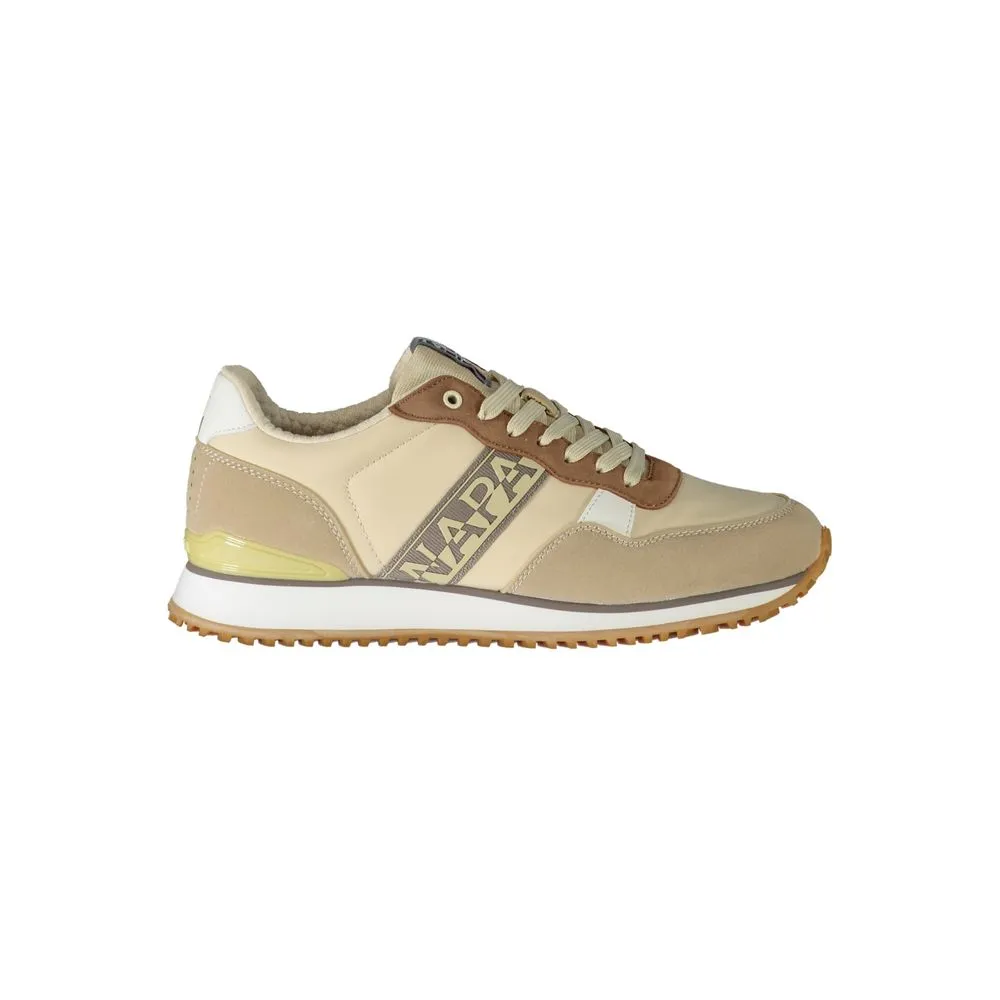Napapijri Men's Beige Polyester Sneaker