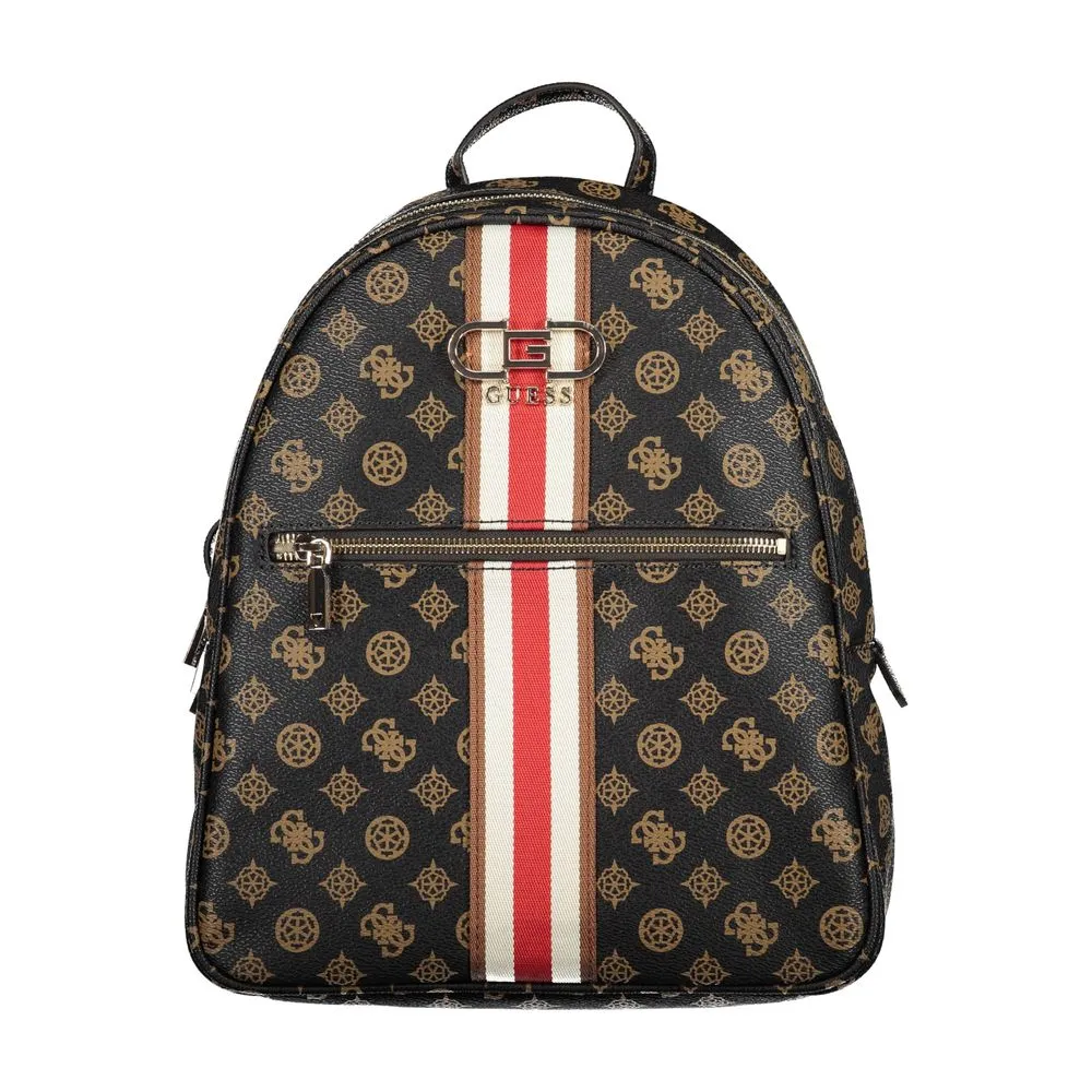 Guess Jeans Women's Brown Polyethylene Backpack