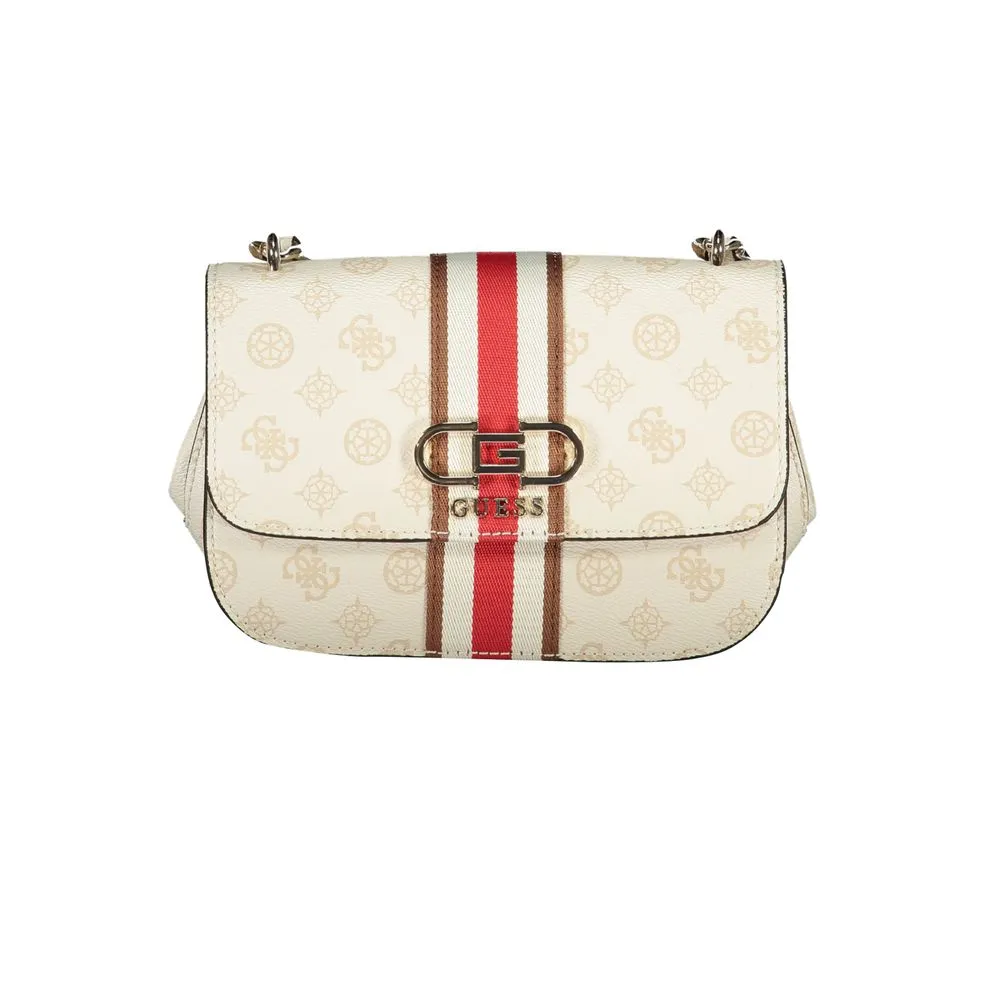 Guess Jeans Women's Beige Polyethylene Handbag
